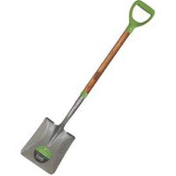 Ames Square Point Digging Shovel, Steel, Wood D-Grip Handle 7005804